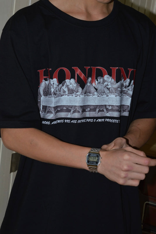 camiseta hondini “last supper”